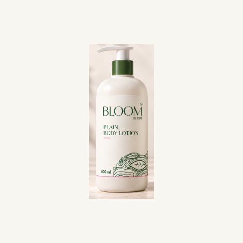 Illustrative packaging concept for Bloom Plain Body Lotion